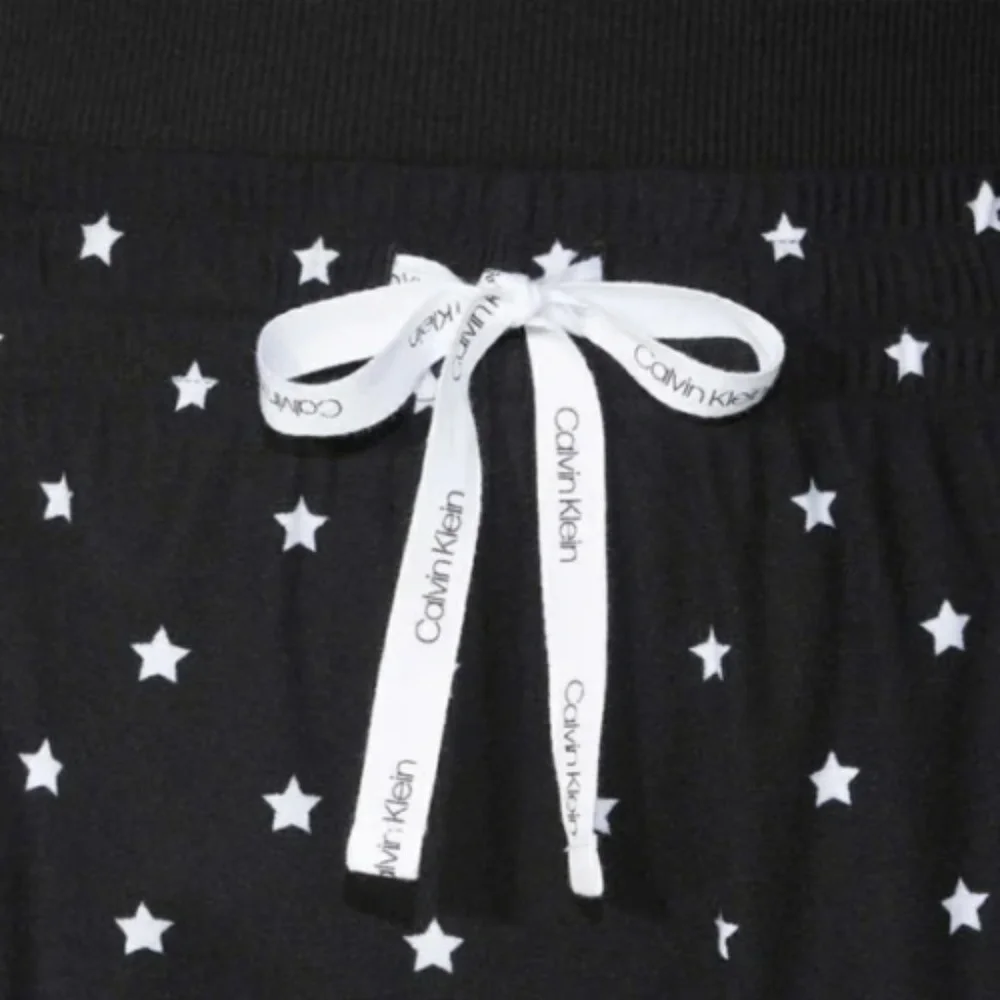 NWT CALVIN KLEIN Black Fleece Two Piece Pajama Pant Set Sz S - Picture 4 of 4